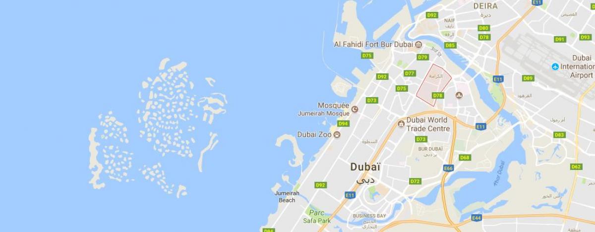 Dubai peta bandar karama