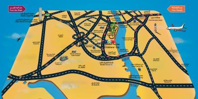 Peta bandar kanak-Kanak Dubai