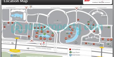 Peta Dubai internet city