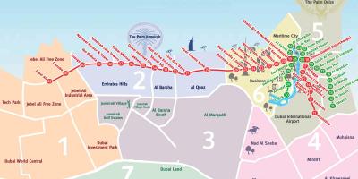 Peta Dubai kawasan