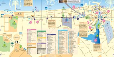 Pelancong peta Dubai
