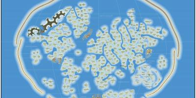 Peta dunia pulau Dubai