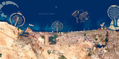 Peta satelit Dubai